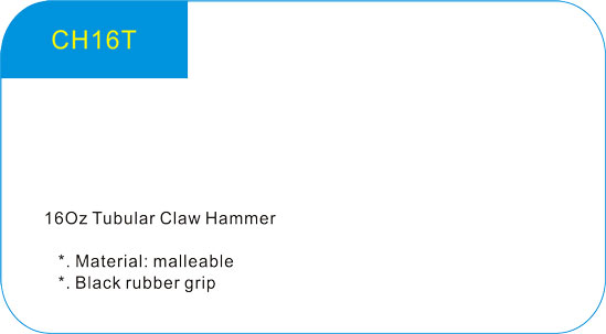  16Oz Tubular Claw Hammer